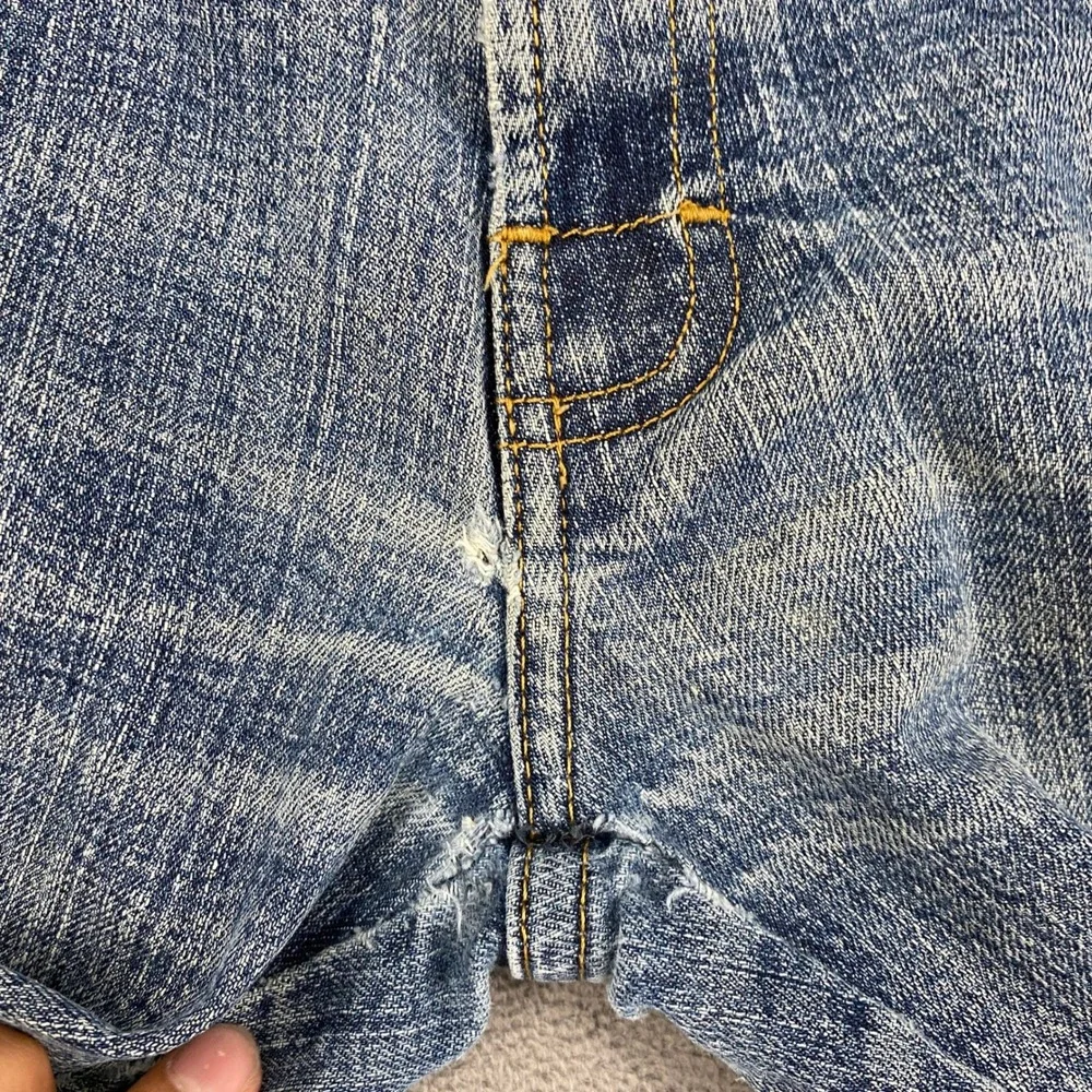 Road Mens Straight Leg Jeans Blue Medium Wash Stretch Denim 30x30